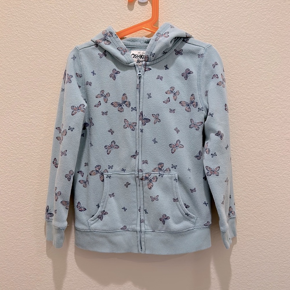Oskkosh girl’s butterfly jacket size 7